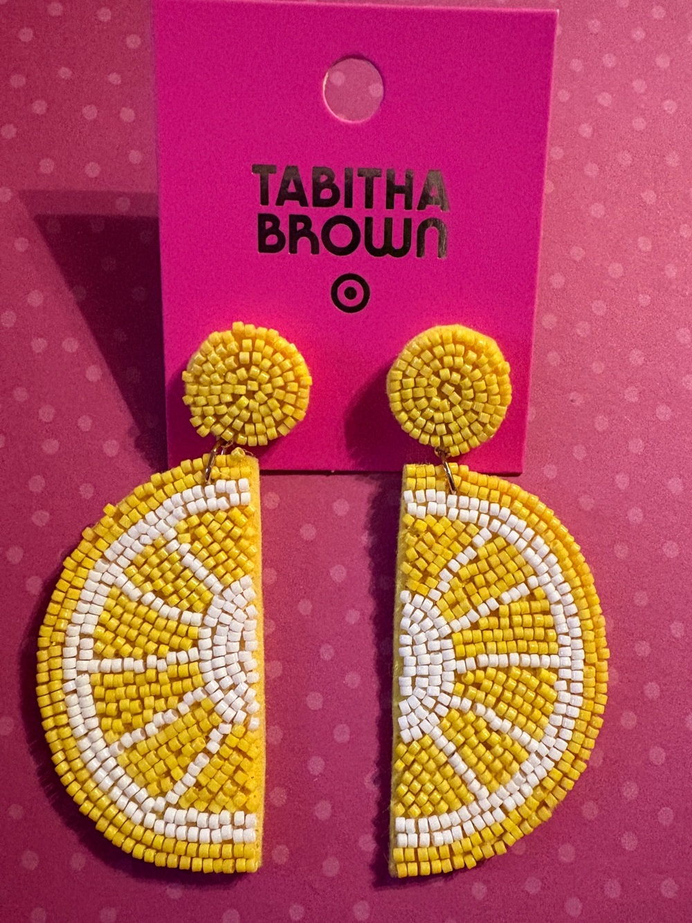 Tabitha Brown x Target Lemon Earrings